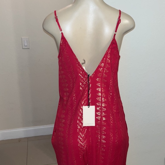 ELAN INTL❣️NWT$91 Gorgeous Bohemian Boho Red Cleo Maxi Dress - Picture 16 of 16